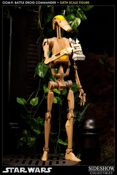 Star Wars 1/6 Scale Fully Posable Figure:Militaries Of Star Wars - OOM-9 Battle Droid Commanderㅤ – Sideshow Collectibles – ActionFigureBrasil