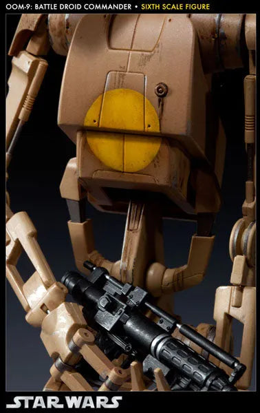 Star Wars 1/6 Scale Fully Posable Figure:Militaries Of Star Wars - OOM-9 Battle Droid Commanderㅤ – Sideshow Collectibles – ActionFigureBrasil