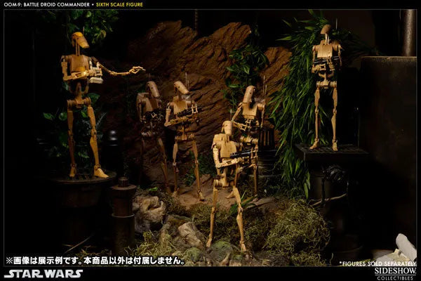 Star Wars 1/6 Scale Fully Posable Figure:Militaries Of Star Wars - OOM-9 Battle Droid Commanderㅤ – Sideshow Collectibles – ActionFigureBrasil