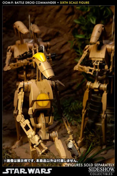 Star Wars 1/6 Scale Fully Posable Figure:Militaries Of Star Wars - OOM-9 Battle Droid Commanderㅤ – Sideshow Collectibles – ActionFigureBrasil