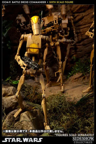 Star Wars 1/6 Scale Fully Posable Figure:Militaries Of Star Wars - OOM-9 Battle Droid Commanderㅤ – Sideshow Collectibles – ActionFigureBrasil