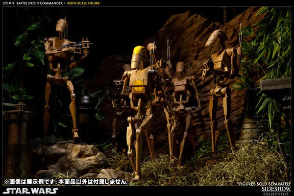 Star Wars 1/6 Scale Fully Posable Figure:Militaries Of Star Wars - OOM-9 Battle Droid Commanderㅤ – Sideshow Collectibles – ActionFigureBrasil