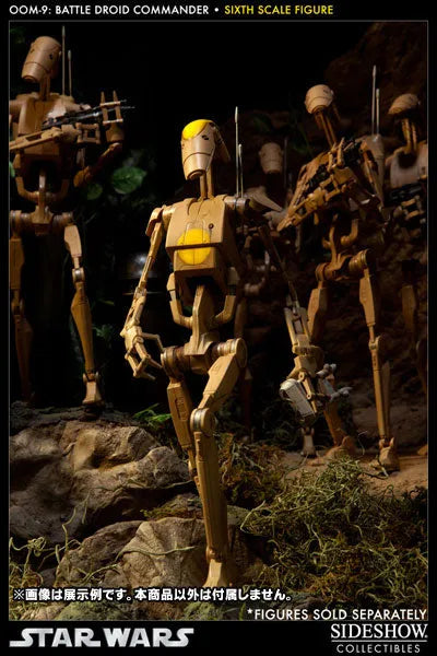 Star Wars 1/6 Scale Fully Posable Figure:Militaries Of Star Wars - OOM-9 Battle Droid Commanderㅤ – Sideshow Collectibles – ActionFigureBrasil