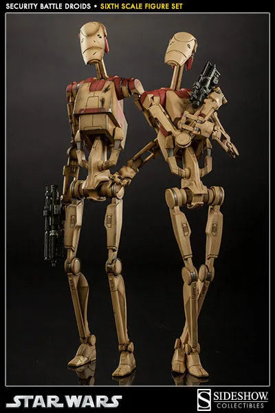 "Star Wars" 1/6 Scale Fully Poseable Figure Militaries Of Star Wars Security Battle Droid (Set Of 2)ㅤ – Sideshow Collectibles – ActionFigureBrasil