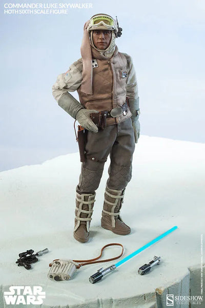 "Star Wars" 1/6 Scale Fully Poseable Figure Order Of The Jedi Luke Skywalker (Hoth Ver.)ㅤ – Sideshow Collectibles – ActionFigureBrasil — close