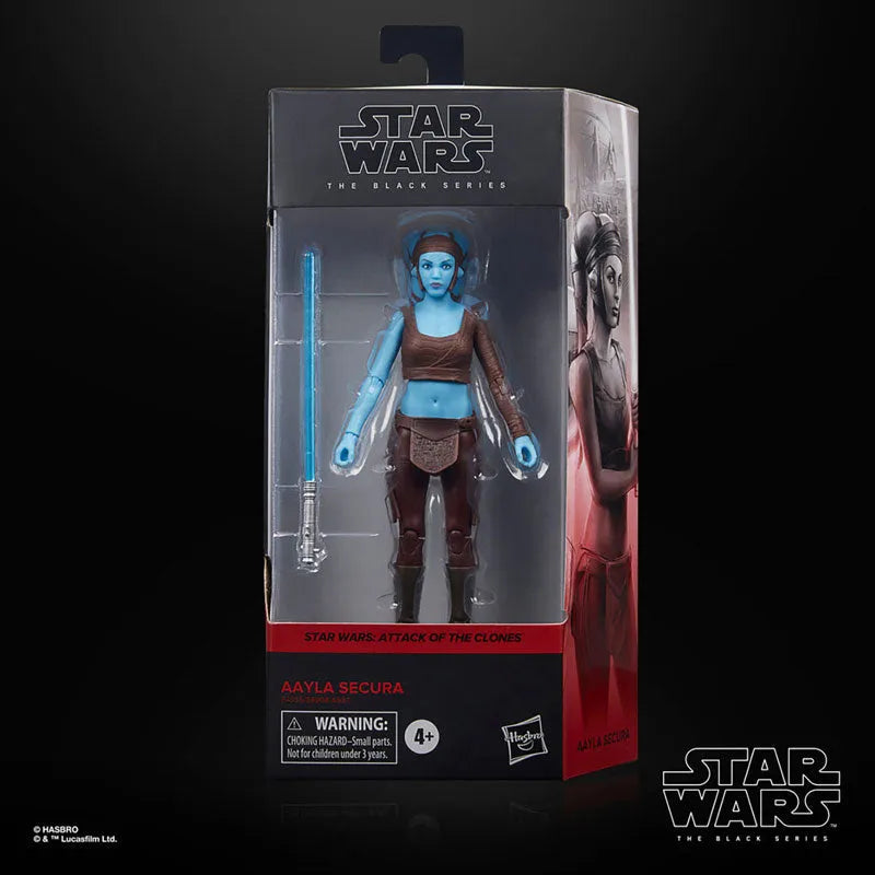 Star Wars - Black Series: 6 Inch Action Figure - Aayla Secura [Movie / Episode 2 Attack of the Clones]ㅤ – Hasbro – ActionFigureBrasil