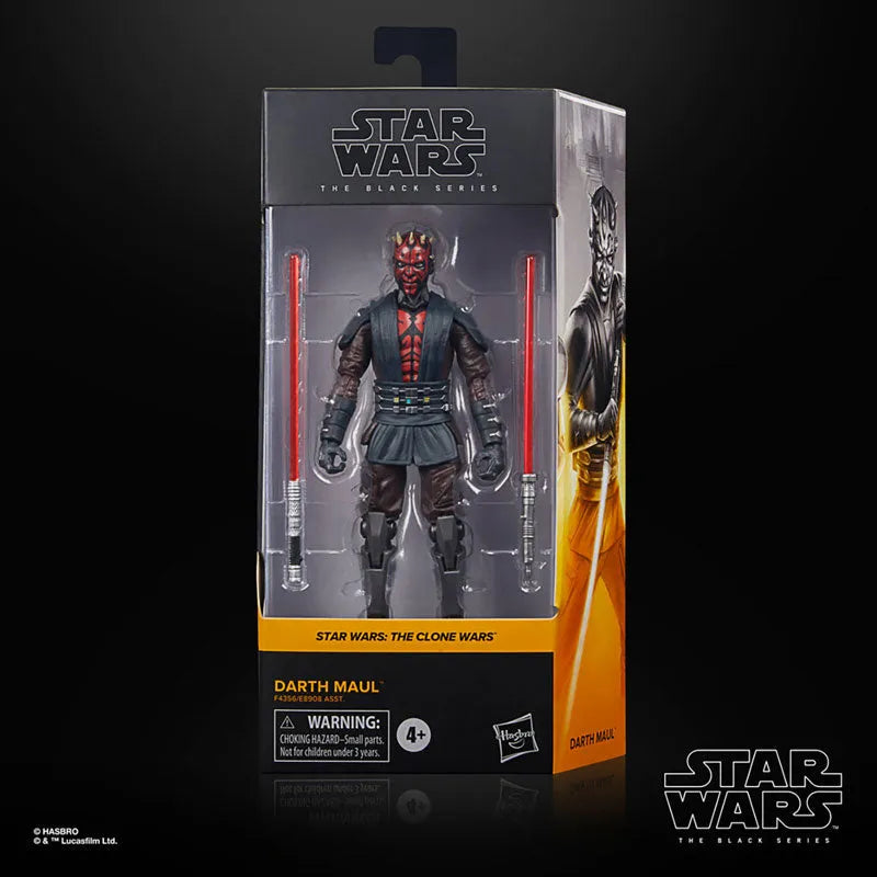 Star Wars - Black Series: 6 Inch Action Figure - Darth Maul [Animated / The Clone Wars]ㅤ – Hasbro – ActionFigureBrasil