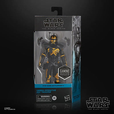 Star Wars "BLACK Series" 6 Inch Action Figure /Gaming Greats ARC Trooper (Umbra Operative)ㅤ – Hasbro – ActionFigureBrasil — acessórios