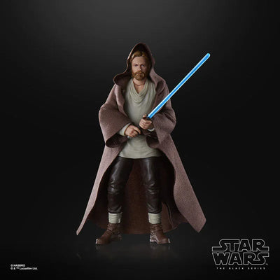"Star Wars" "BLACK Series" 6 Inch Action Figure Obi-Wan Kenobi (Wandering Jedi)ㅤ – Hasbro – ActionFigureBrasil — acessórios