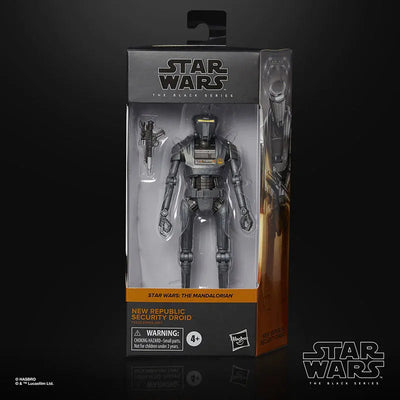 "Star Wars" "BLACK Series" 6 Inch Action Figure Security Droid "The Mandalorian"ㅤ – Hasbro – ActionFigureBrasil — ambientada