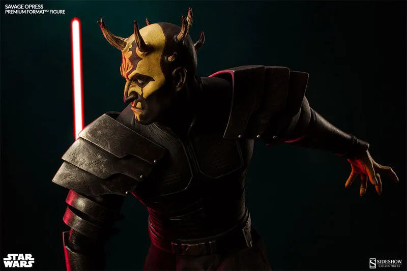 Star Wars Clone Wars 1/4 Scale Premium Figure Savage Oppressㅤ – Sideshow Collectibles – ActionFigureBrasil