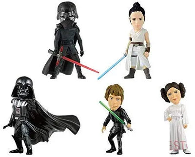 Star Wars - Darth Vader - Rey - Kylo Ren - Princess Leia - Luke Skywalker - Star Wars World Collectable Figure Premium - Set of 5 Figures (Banpresto)ㅤ – Banpresto – ActionFigureBrasil