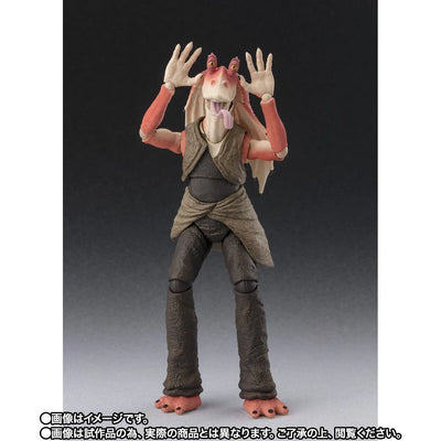 Star Wars: Episode I – The Phantom Menace - Jar Jar Binks - S.H.Figuarts (Bandai Spirits) [Shop Exclusive]ㅤ – Bandai Spirits – ActionFigureBrasil — embalagem
