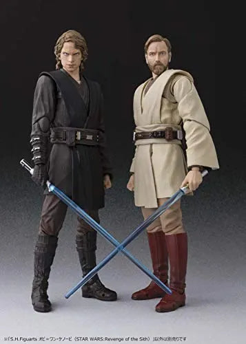 Star Wars: Episode III – Revenge of the Sith - Obi-Wan Kenobi - S.H.Figuarts (Bandai)ㅤ – Bandai – ActionFigureBrasil