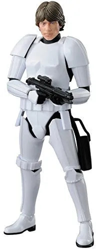 Star Wars: Episode IV – A New Hope - Luke Skywalker - Characters & Creatures - Star Wars Plastic Model - 1/12 - Stormtrooper Ver. (Bandai)ㅤ – Bandai – ActionFigureBrasil