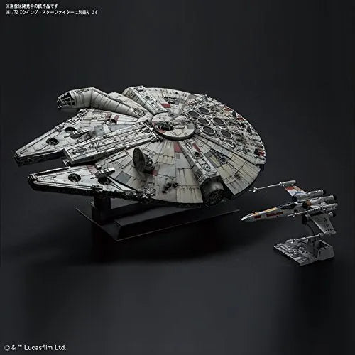 Star Wars: Episode IV – A New Hope - PG - Star Wars Plastic Model - Millennium Falcon - 1/72 - Standard Ver. (Bandai)ㅤ – Bandai – ActionFigureBrasil