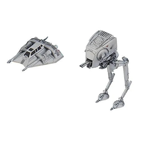 Star Wars: Episode V – The Empire Strikes Back - Star Wars Plastic Model - Vehicle Model 008 - AT-ST (Bandai)ㅤ – Bandai – ActionFigureBrasil