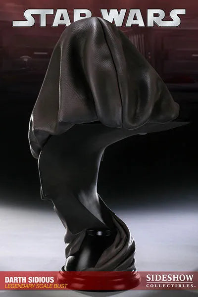 Star Wars - Legendary Scale Bust: Darth Sidiousㅤ – Sideshow Collectibles – ActionFigureBrasil