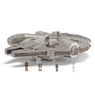 "Star Wars" "Micro Galaxy" 9 Inch / Assault Class Millennium Falconㅤ – Jazwares – ActionFigureBrasil