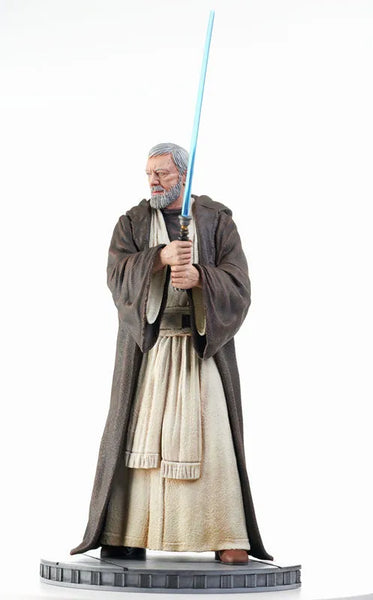 Star Wars Milestone/ Episode IV A New Hope: Obi-Wan Kenobi Statueㅤ – Diamond Select Toys – ActionFigureBrasil — ângulo diferente
