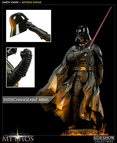 Star Wars Mythos Statue - Darth Vaderㅤ – Sideshow Collectibles – ActionFigureBrasil