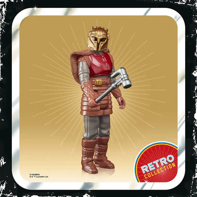 "Star Wars" "RETRO Series" 3.75 Inch Action Figure Armorer [TV Drama "The Mandalorian"]ㅤ – Hasbro – ActionFigureBrasil — embalagem
