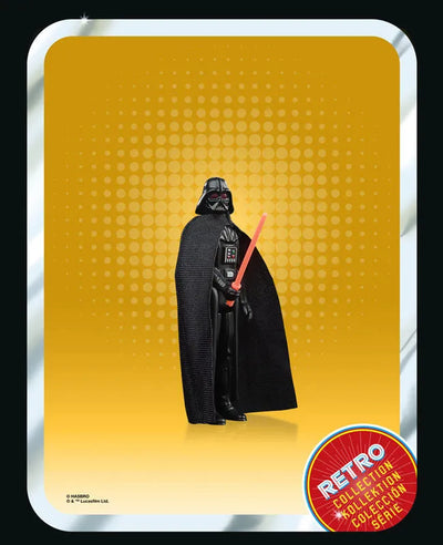 "Star Wars" "RETRO Series" 3.75 Inch Action Figure Darth Vader (Dark Time)ㅤ – Hasbro – ActionFigureBrasil — close