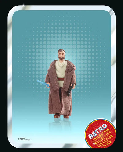"Star Wars" "RETRO Series" 3.75 Inch Action Figure Obi-Wan Kenobi (Wandering Jedi)ㅤ – Hasbro – ActionFigureBrasil