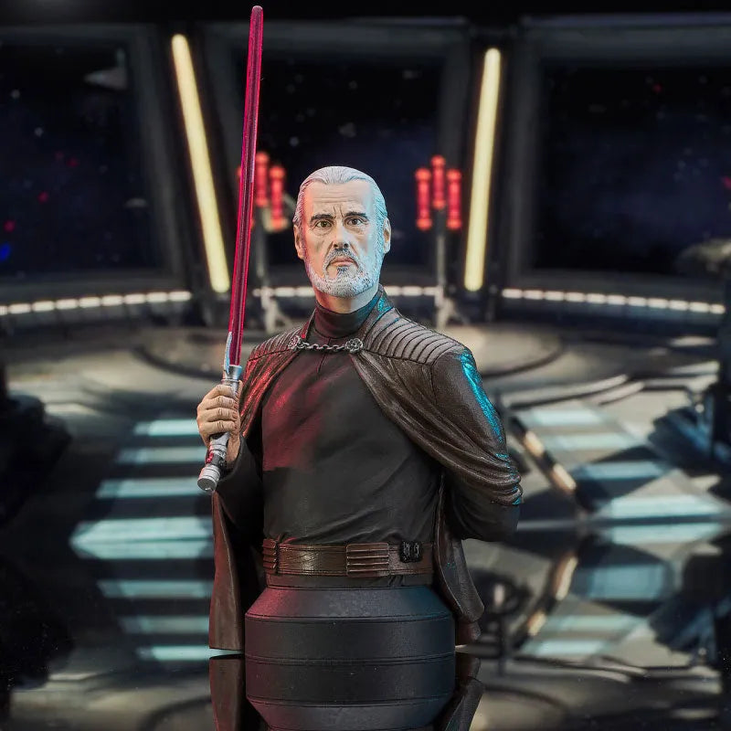 Star Wars Revenge of the Sith / Count Dooku 1/6 Bustㅤ – Diamond Select Toys – ActionFigureBrasil