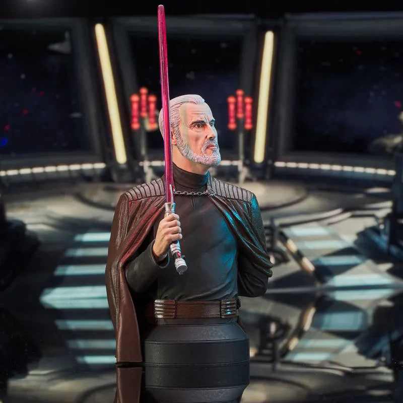 Star Wars Revenge of the Sith / Count Dooku 1/6 Bustㅤ – Diamond Select Toys – ActionFigureBrasil