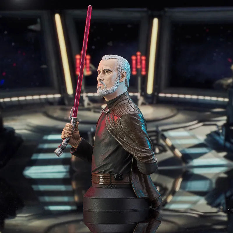 Star Wars Revenge of the Sith / Count Dooku 1/6 Bustㅤ – Diamond Select Toys – ActionFigureBrasil