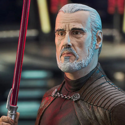 Star Wars Revenge of the Sith / Count Dooku 1/6 Bustㅤ – Diamond Select Toys – ActionFigureBrasil — iluminação de estúdio