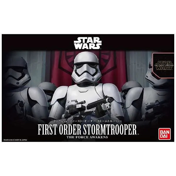 Star Wars - Star Wars: The Force Awakens - First Order Stormtrooper - Characters & Creatures - Star Wars Plastic Model - 1/12 (Bandai)ㅤ – Bandai – ActionFigureBrasil