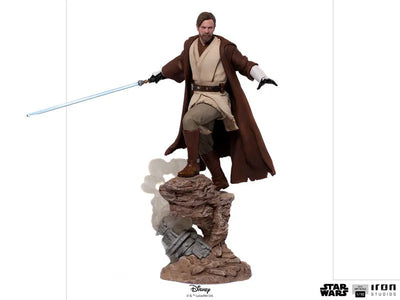 Star Wars Statue "Battle Diorama Series" 1/10 Obi-Wan Kenobiㅤ – Iron Studios – ActionFigureBrasil
