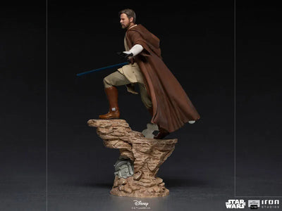 Star Wars Statue "Battle Diorama Series" 1/10 Obi-Wan Kenobiㅤ – Iron Studios – ActionFigureBrasil — detalhe do produto