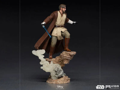 Star Wars Statue "Battle Diorama Series" 1/10 Obi-Wan Kenobiㅤ – Iron Studios – ActionFigureBrasil — embalagem