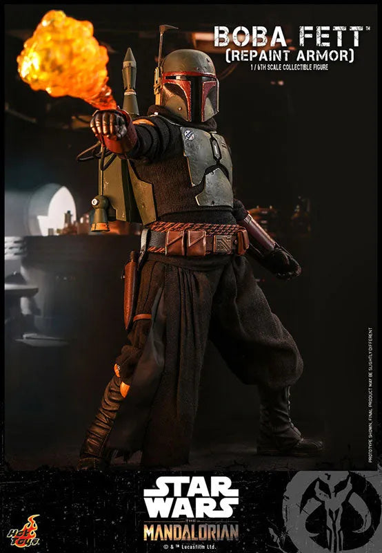 Star Wars - Television Masterpiece - The Mandalorian - Boba Fett - 1/6 - Repaint Armor Version (Hot Toys)ㅤ – Hot Toys – ActionFigureBrasil