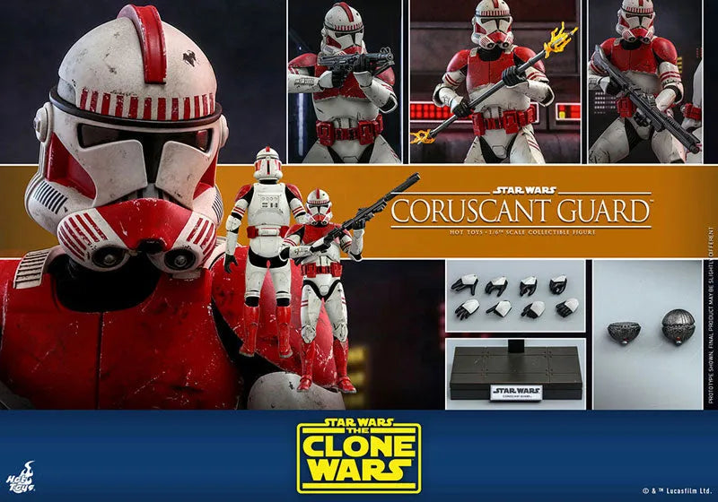 Star Wars: The Clone Wars - Coruscant Guard - 1/6 - TV Masterpiece (Hot Toys)ㅤ – Hot Toys – ActionFigureBrasil