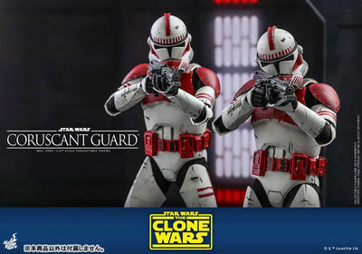 Star Wars: The Clone Wars - Coruscant Guard - 1/6 - TV Masterpiece (Hot Toys)ㅤ – Hot Toys – ActionFigureBrasil — ângulo diferente