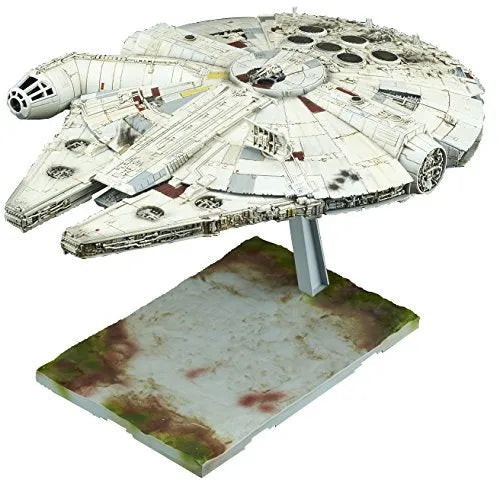 Star Wars: The Last Jedi - Spacecrafts & Vehicles - Star Wars Plastic Model - Millennium Falcon - 1/144 (Bandai)ㅤ – Bandai – ActionFigureBrasil