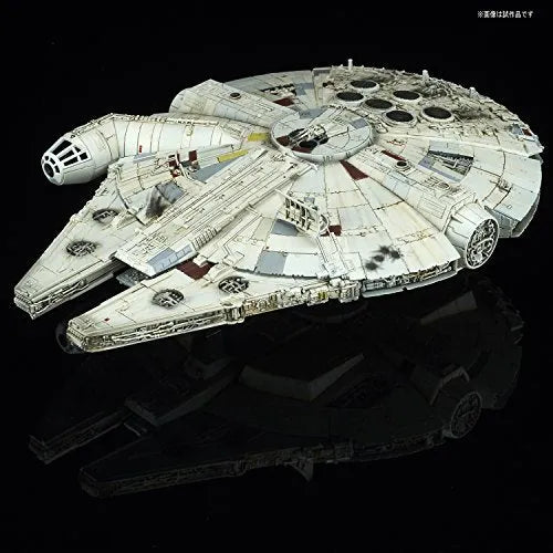 Star Wars: The Last Jedi - Spacecrafts & Vehicles - Star Wars Plastic Model - Millennium Falcon - 1/144 (Bandai)ㅤ – Bandai – ActionFigureBrasil
