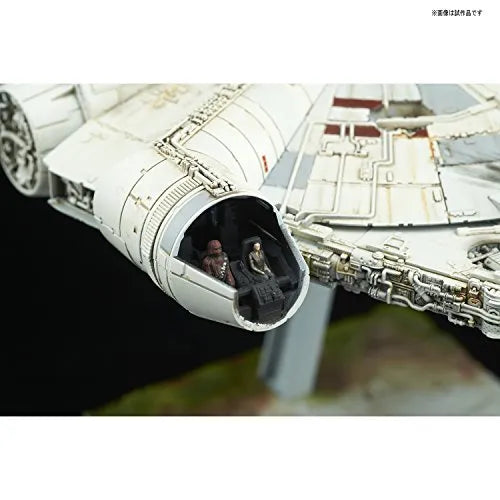 Star Wars: The Last Jedi - Spacecrafts & Vehicles - Star Wars Plastic Model - Millennium Falcon - 1/144 (Bandai)ㅤ – Bandai – ActionFigureBrasil
