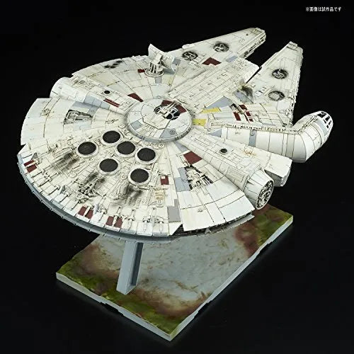 Star Wars: The Last Jedi - Spacecrafts & Vehicles - Star Wars Plastic Model - Millennium Falcon - 1/144 (Bandai)ㅤ – Bandai – ActionFigureBrasil