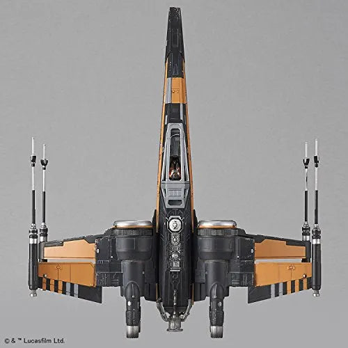 Star Wars: The Last Jedi - Spacecrafts & Vehicles - Star Wars Plastic Model - Poe's Boosted X-Wing Fighter - 1/72 (Bandai)ㅤ – Bandai – ActionFigureBrasil