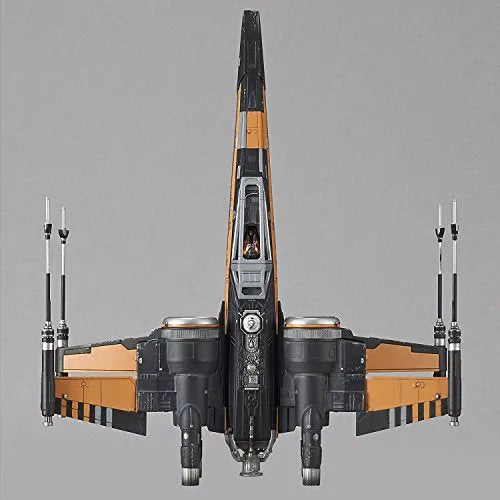 Star Wars: The Last Jedi - Spacecrafts & Vehicles - Star Wars Plastic Model - Poe's Boosted X-Wing Fighter - 1/72 (Bandai)ㅤ – Bandai – ActionFigureBrasil