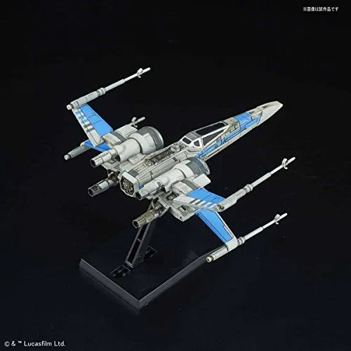 Star Wars: The Last Jedi - Star Wars Plastic Model - Vehicle Model 011 - Blue Squadron Resistance X-wing Fighter (Bandai)ㅤ – Bandai – ActionFigureBrasil