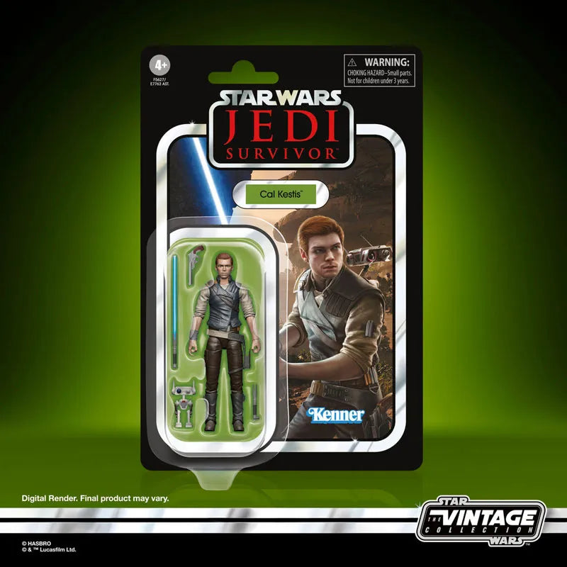 Star Wars VINTAGE Series 3.75 Inch, Action Figure Cal Kestis 