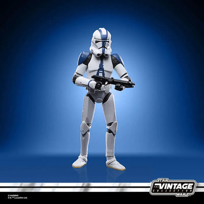 "Star Wars" "VINTAGE Series" 3.75 Inch Action Figure Clone Trooper (501st Battalion)ㅤ – Hasbro – ActionFigureBrasil — iluminação de estúdio