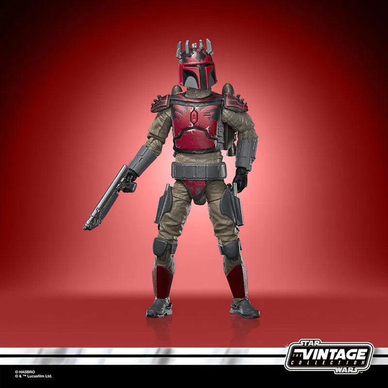 Star Wars VINTAGE Series 3.75 Inch Action Figure Mandalorian Super Commando Captainㅤ – Hasbro – ActionFigureBrasil