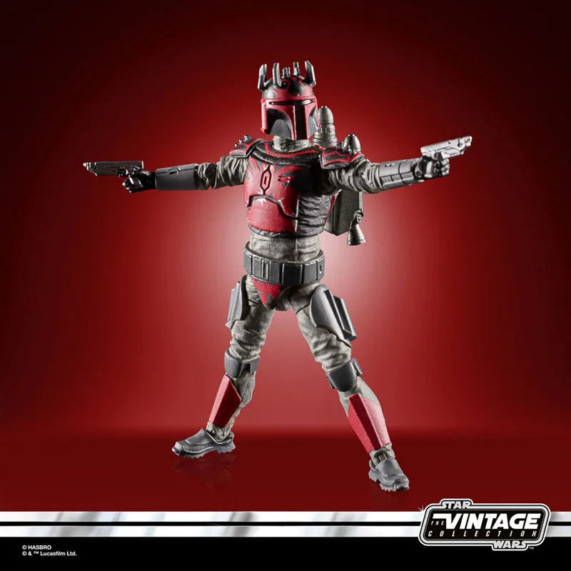 Star Wars VINTAGE Series 3.75 Inch Action Figure Mandalorian Super Commando Captainㅤ – Hasbro – ActionFigureBrasil